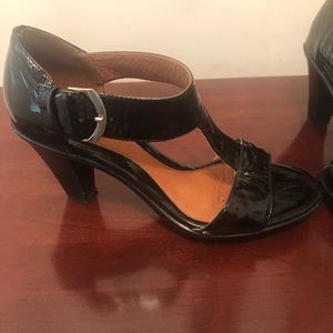 Sofft Black Patent Leather Heels Size 7 1/2M